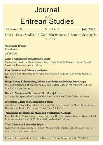 Cover image for Journal of Eritrean Studies [Vol. IX No. 1, 2022]