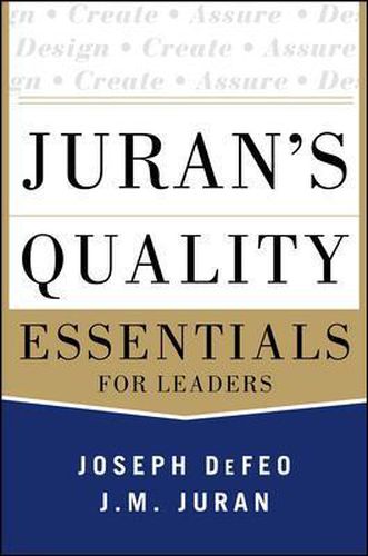 Cover image for Juran's Quality Essentials