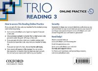 Cover image for Trio Reading: Level 3: Online Practice Student Access Card