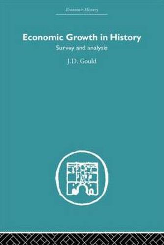 Cover image for Economic Growth in History: Survey and Analysis