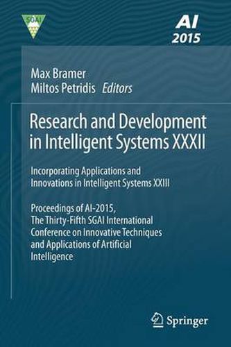 Cover image for Research and Development in Intelligent Systems XXXII: Incorporating Applications and Innovations in Intelligent Systems XXIII