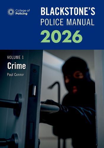 Cover image for Blackstone's Police Manuals 2026 Three Volume Set