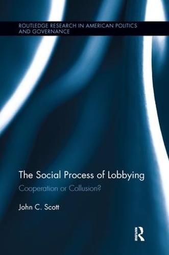 Cover image for The Social Process of Lobbying: Cooperation or Collusion?