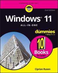 Cover image for Windows 11 All-in-One For Dummies, 2nd Edition