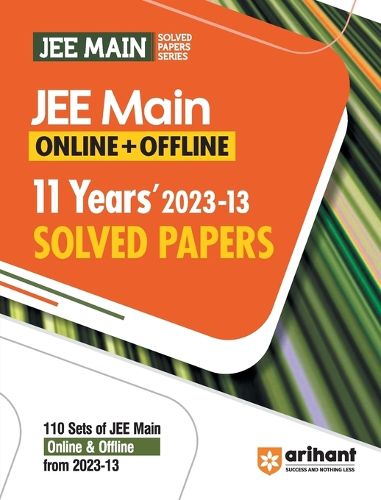 Cover image for 11 Years JEE Main Solved Papers 2013-2023 (EditionXII)