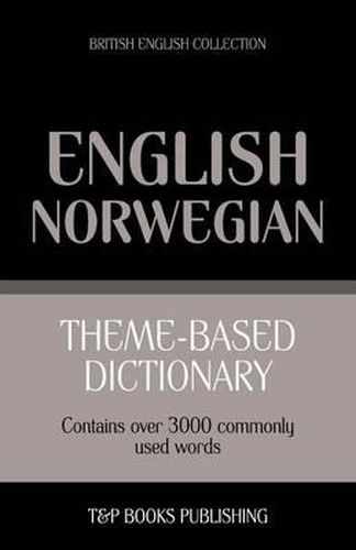 Cover image for Theme-based dictionary British English-Norwegian - 3000 words