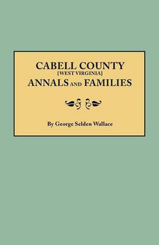 Cover image for Cabell County Annals and Families