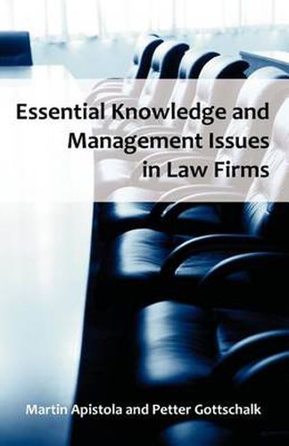 Cover image for Essential Knowledge and Management Issues in Law Firms