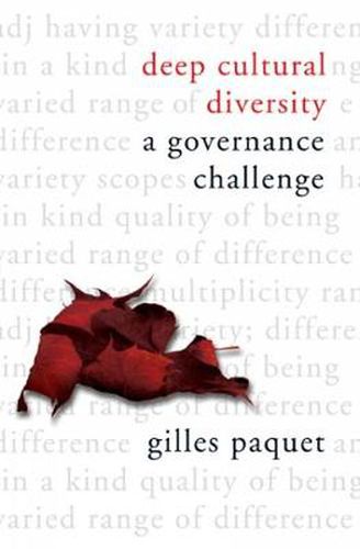 Cover image for Deep Cultural Diversity: A Governance Challenge