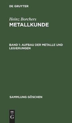 Cover image for Aufbau Der Metalle Und Legierungen