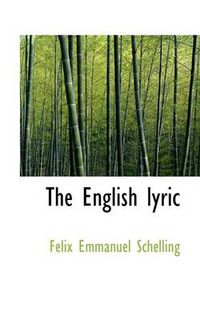 Cover image for The English Lyric