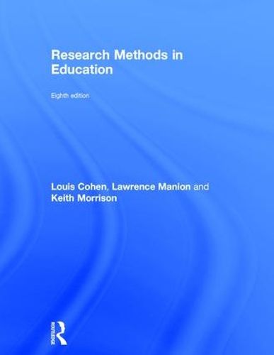 Cover image for Research Methods in Education