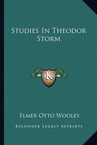 Studies in Theodor Storm