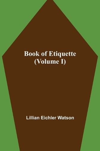 Book of Etiquette (Volume I)