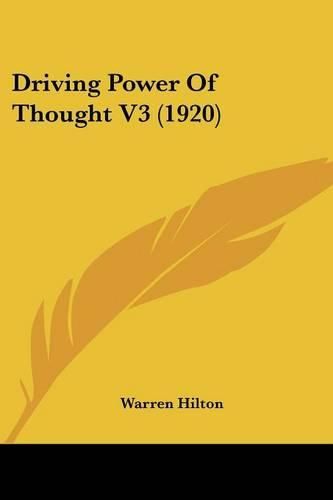 Cover image for Driving Power of Thought V3 (1920)