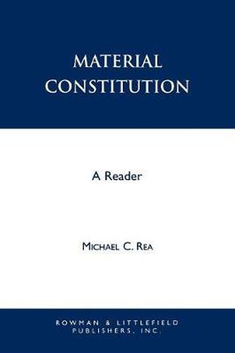 Material Constitution: A Reader