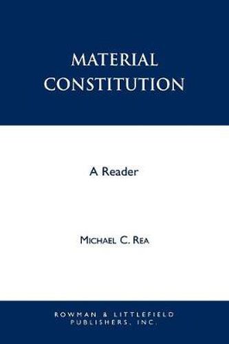 Cover image for Material Constitution: A Reader