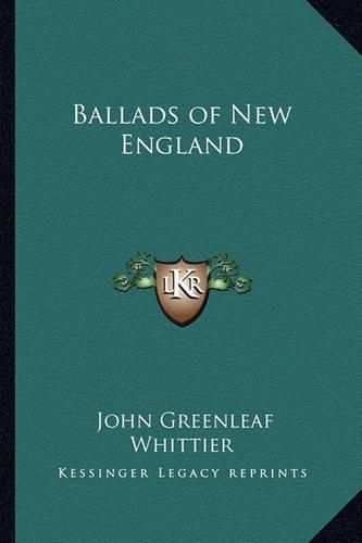 Cover image for Ballads of New England