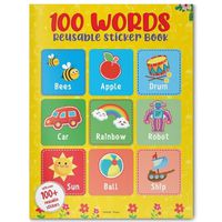 Cover image for 100 Words Reusable Sticker Book?for Children