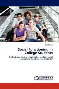 Cover image for Social Functioning in College Students