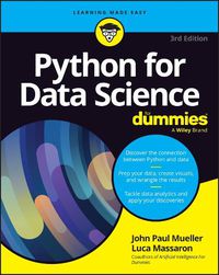 Cover image for Python for Data Science For Dummies