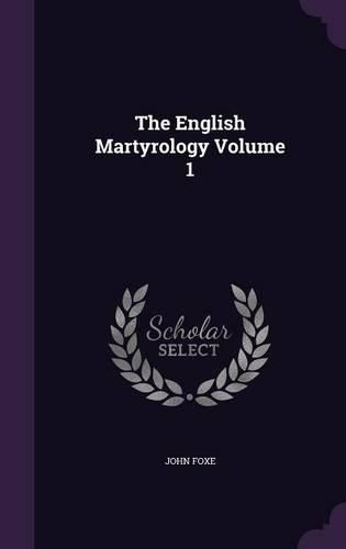 Cover image for The English Martyrology Volume 1