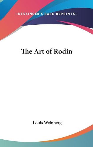 Cover image for The Art of Rodin