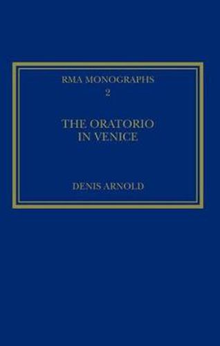 Cover image for The Oratorio in Venice