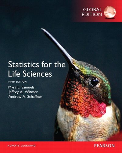 Cover image for Statistics for the Life Sciences, Global Edition