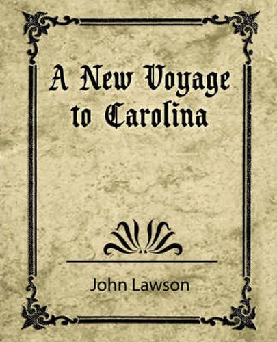 Cover image for A New Voyage to Carolina