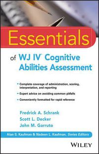 Cover image for Essentials of WJ IV (R)  Cognitive Abilities Assessment