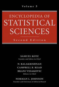 Cover image for Encyclopedia of Statistical Sciences