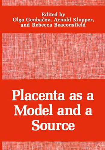 Cover image for Placenta as a Model and a Source