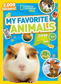 Cover image for My Favourite Animals Sticker Book: Over 1,000 Stickers!