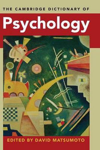 Cover image for The Cambridge Dictionary of Psychology