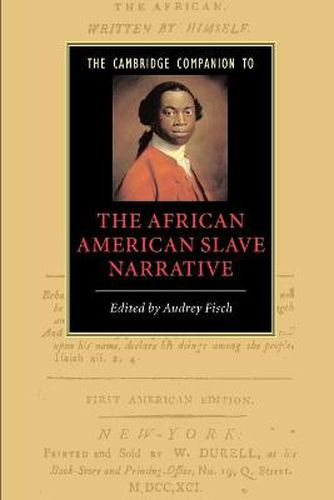 Cover image for The Cambridge Companion to the African American Slave Narrative