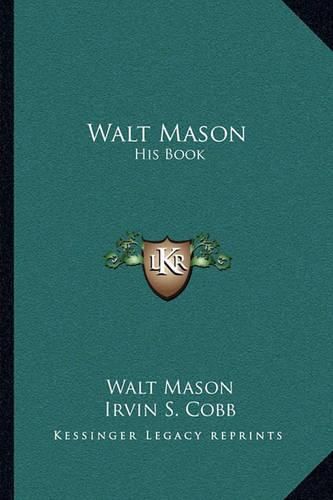 Cover image for Walt Mason: His Book