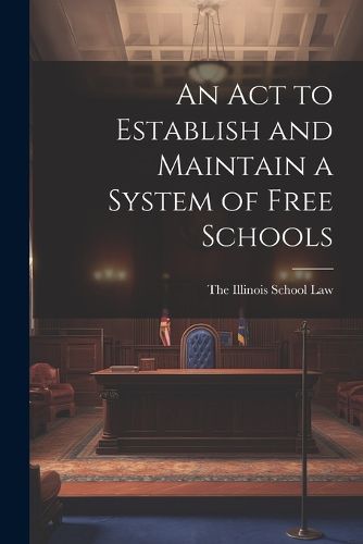 Cover image for An Act to Establish and Maintain a System of Free Schools