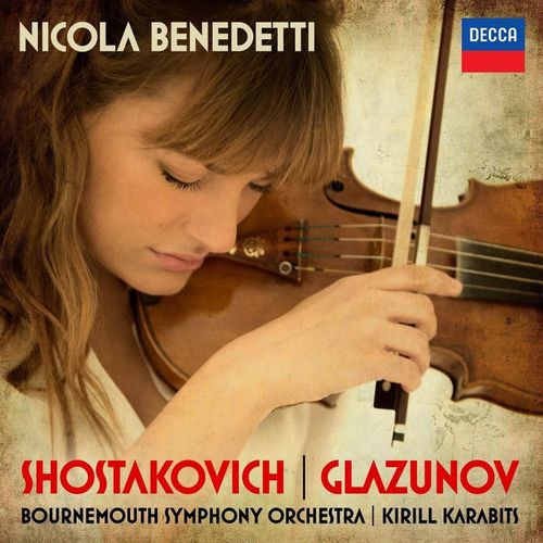 Cover image for Shostakovich: Violin Concerto No. 1 & Glazunov: Violin Concerto