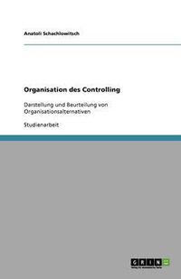 Cover image for Organisation des Controlling