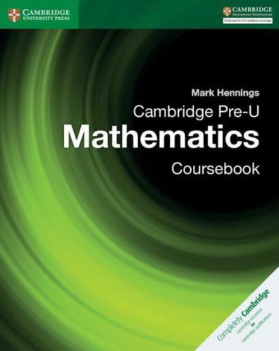 Cover image for Cambridge Pre-U Mathematics Coursebook