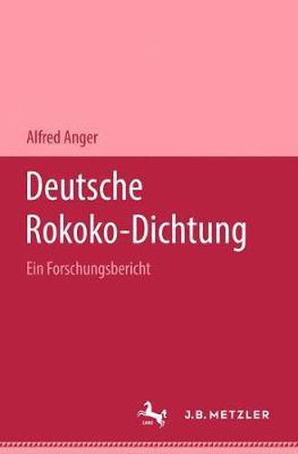 Cover image for Deutsche Rokoko-Dichtung