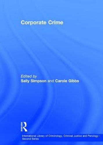 Cover image for Corporate Crime