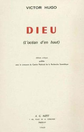 Cover image for Dieu: L'Ocean d'En Haut