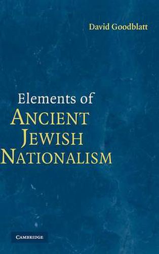 Cover image for Elements of Ancient Jewish Nationalism