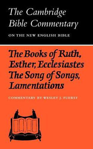 Cover image for The Books of Ruth, Esther, Ecclesiastes, The Song of Songs, Lamentations: The Five Scrolls