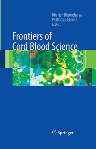 Cover image for Frontiers of Cord Blood Science