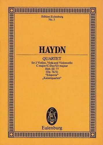 Cover image for String Quartet In C 'Emperor