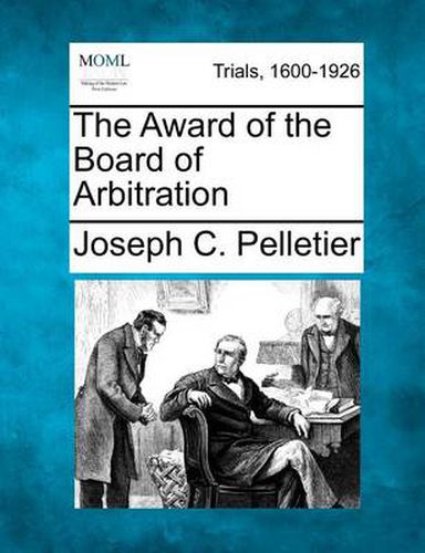 Cover image for The Award of the Board of Arbitration