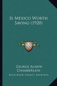 Cover image for Is Mexico Worth Saving (1920)